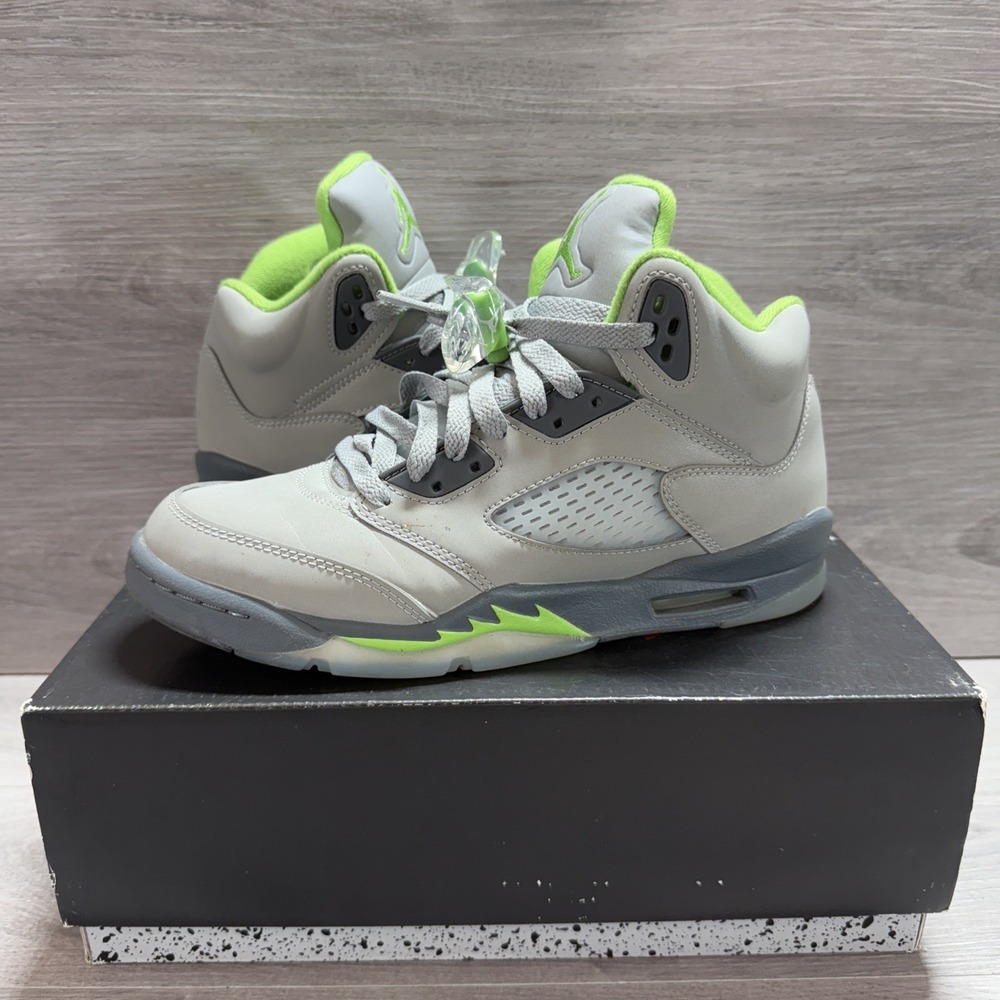 Size 7 (GS) - Jordan 5 Retro 2022 Mid Green Bean W/ OG Box DQ3734-003